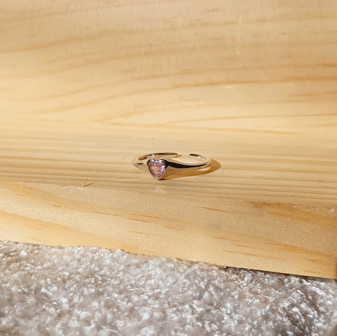 Corazón Rosado Ring