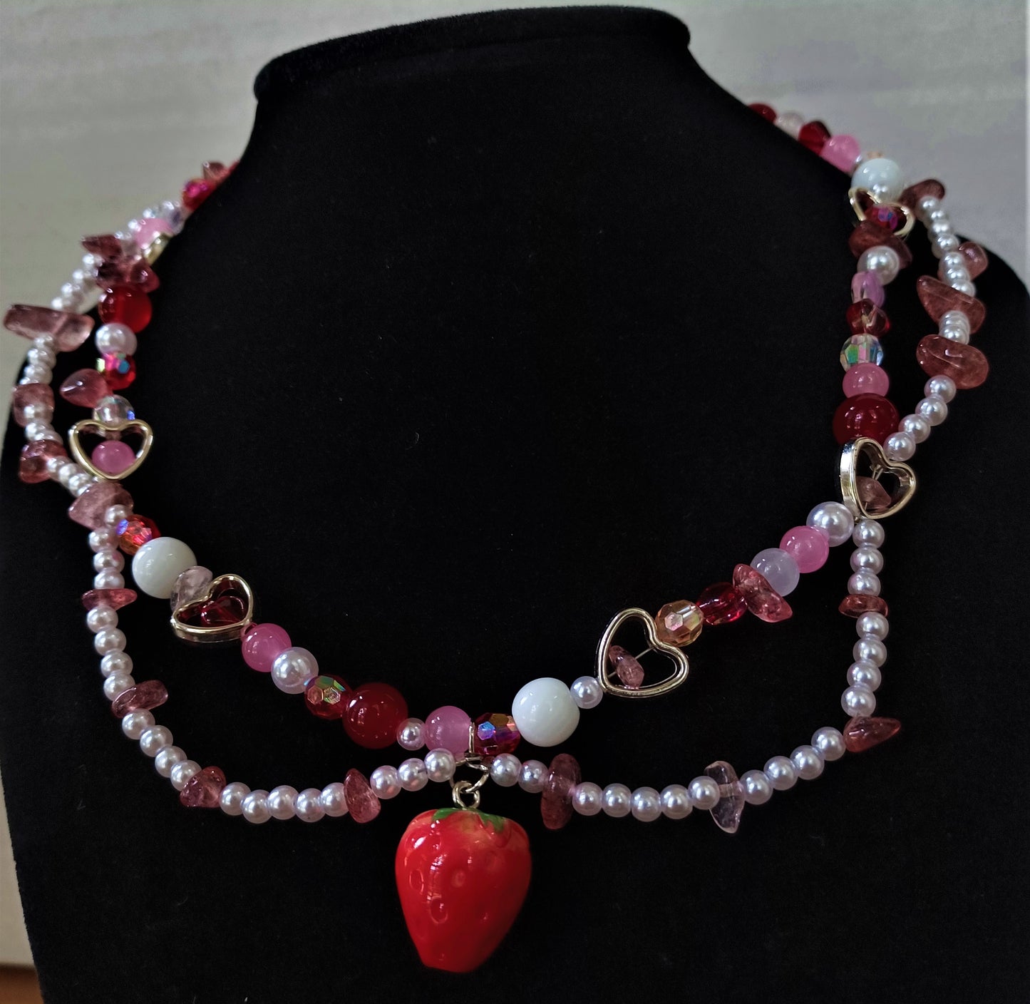 Strawberry Shortcake Necklace