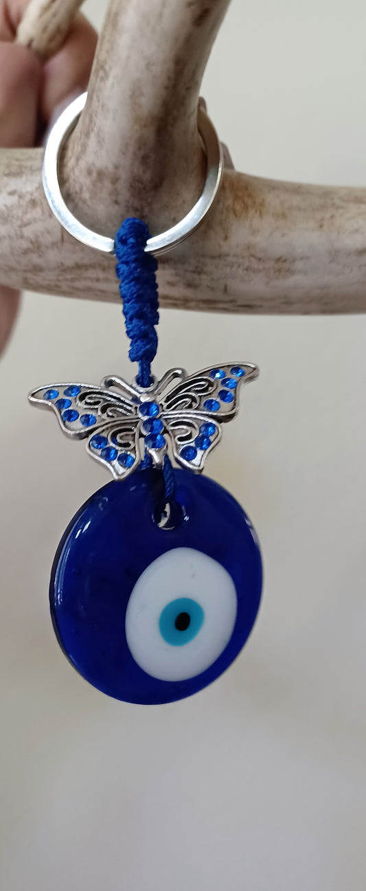 ButterFly Evil Eye Key Chain