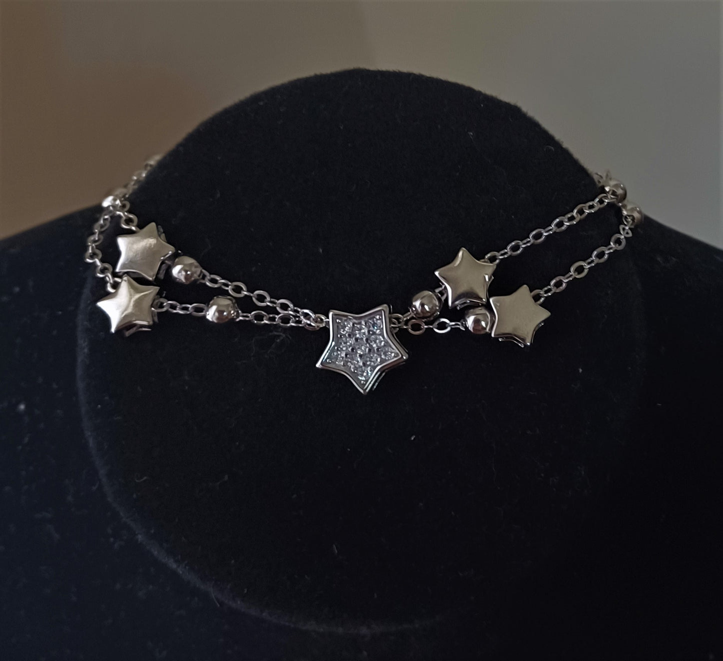 Silver Layered RockStar Bracelet