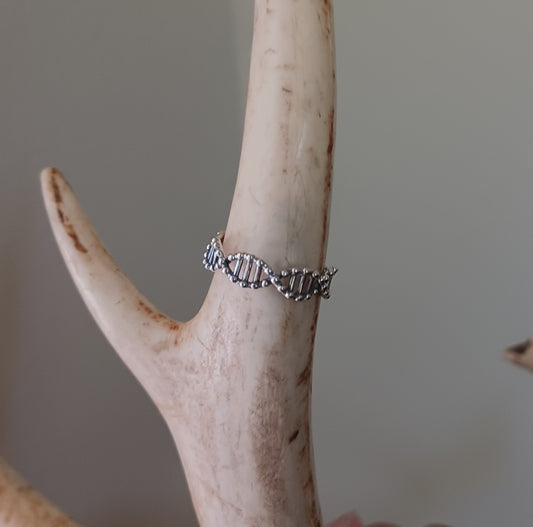 DNA Silver Ring