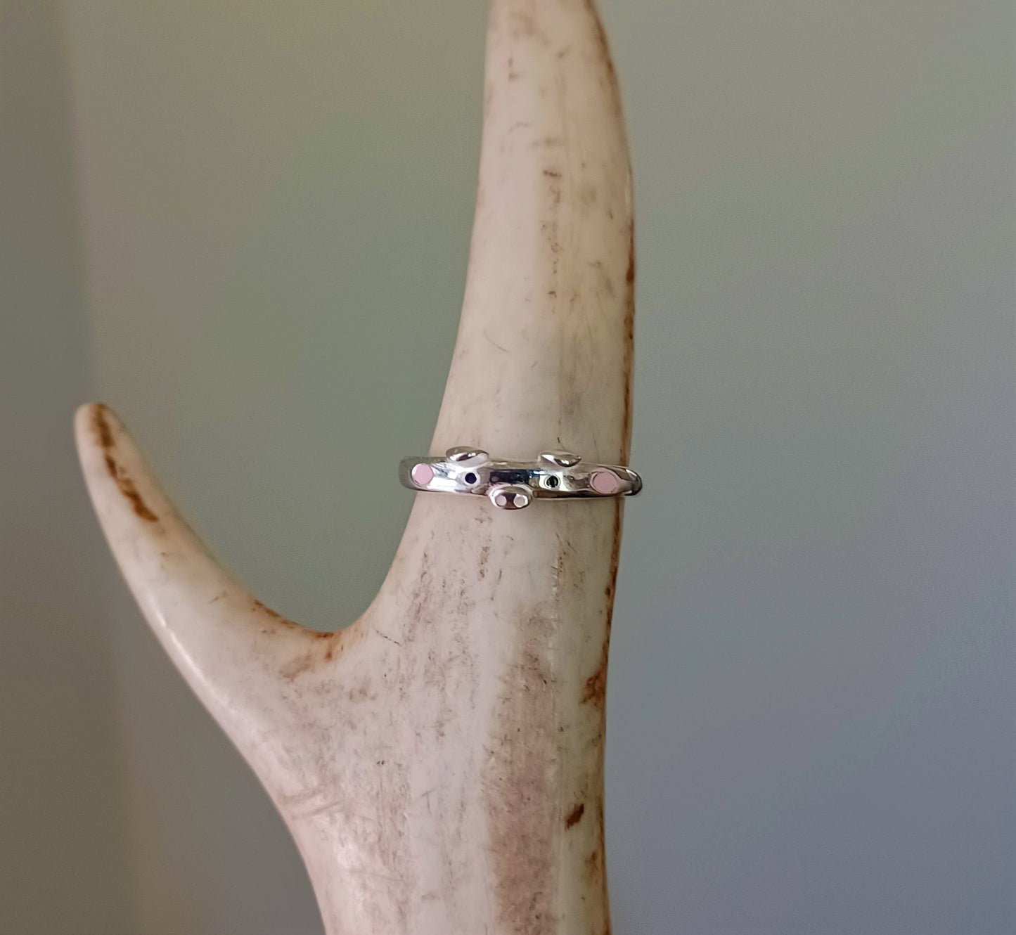 Silver Pig Ring