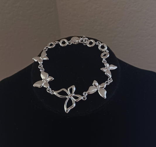 The Silver Butterfly Bracelet