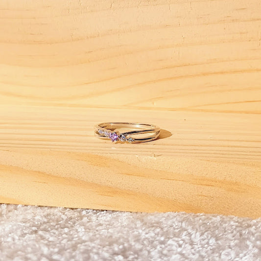Lilas Neige Ring