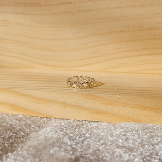 Corazón de Plata Ring