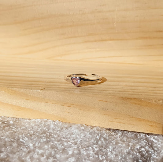 Corazón Rosado Ring