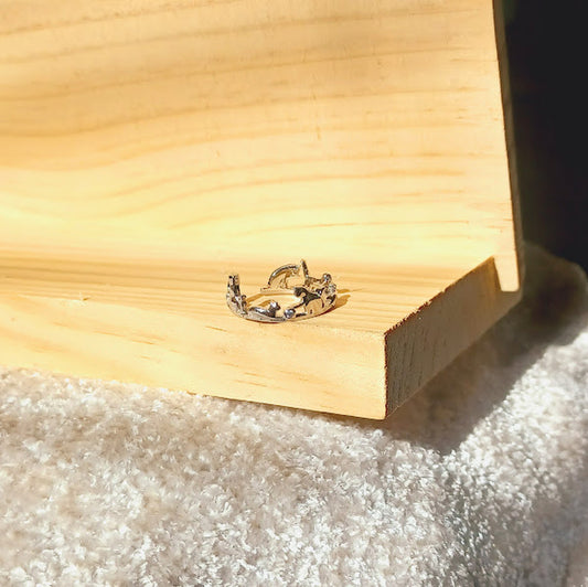 Chaton et Fil Ring