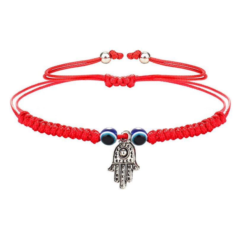 Handmade Red Evil Eye Bracelet